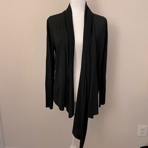 Eileen Fisher Silk Knit Asymmetrical Cardigan